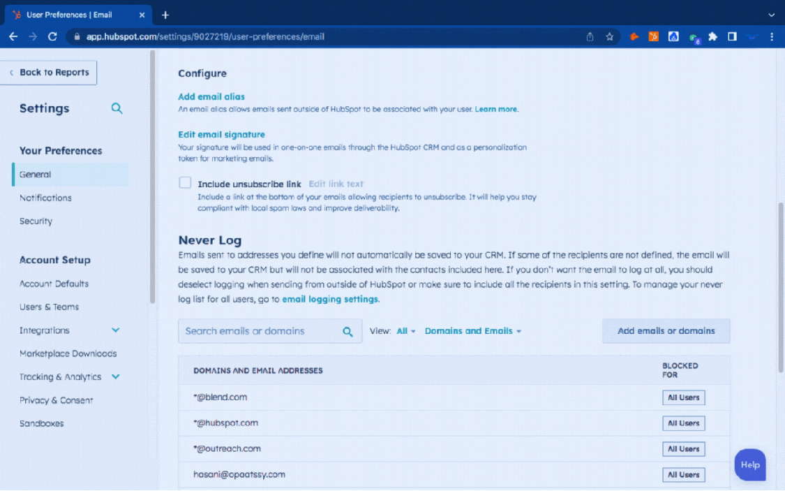  tutorial hubspot general settings walkthrough